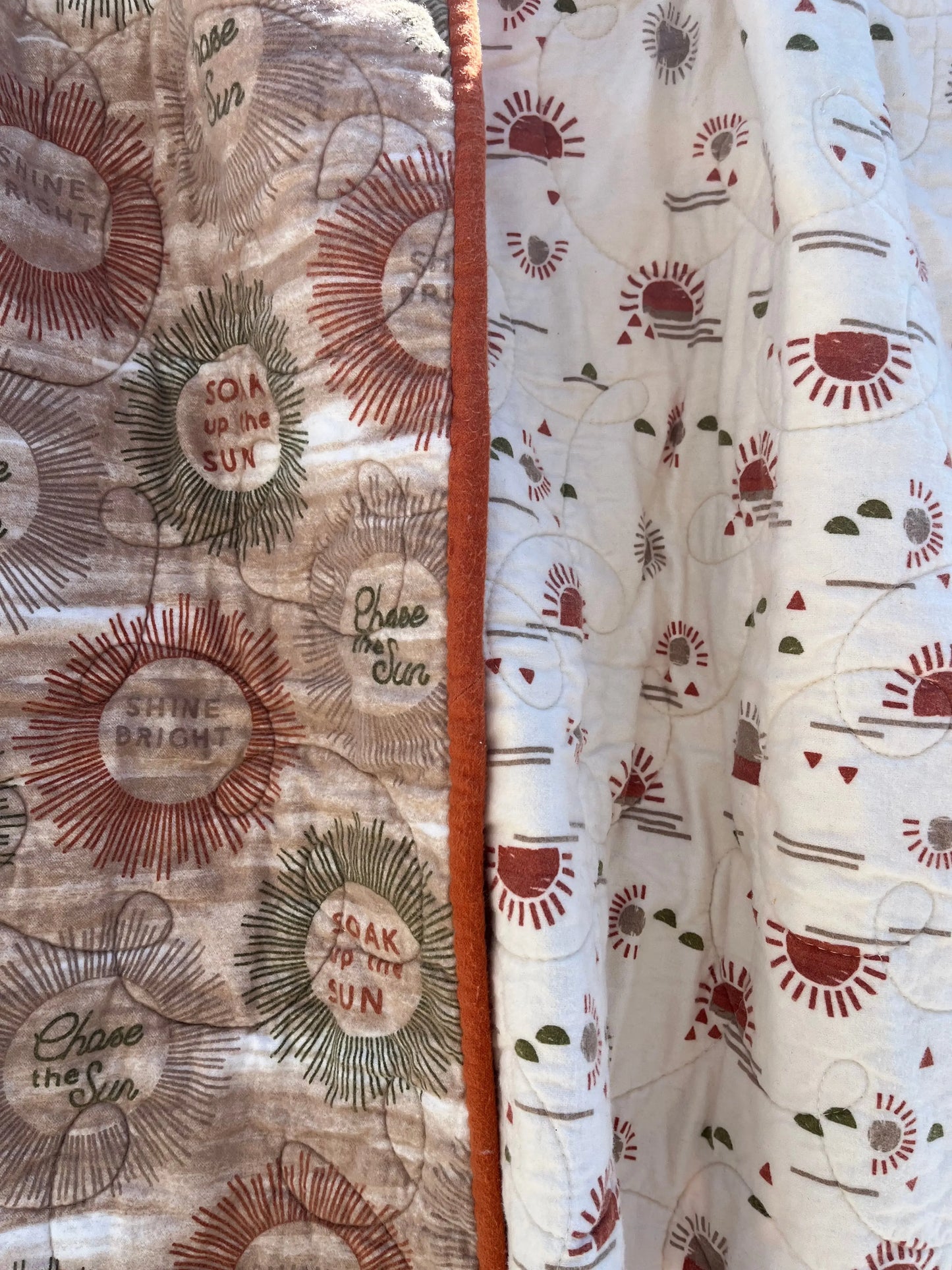 Chase The Sun Starburst Quilt - Bold Border Quilts and More