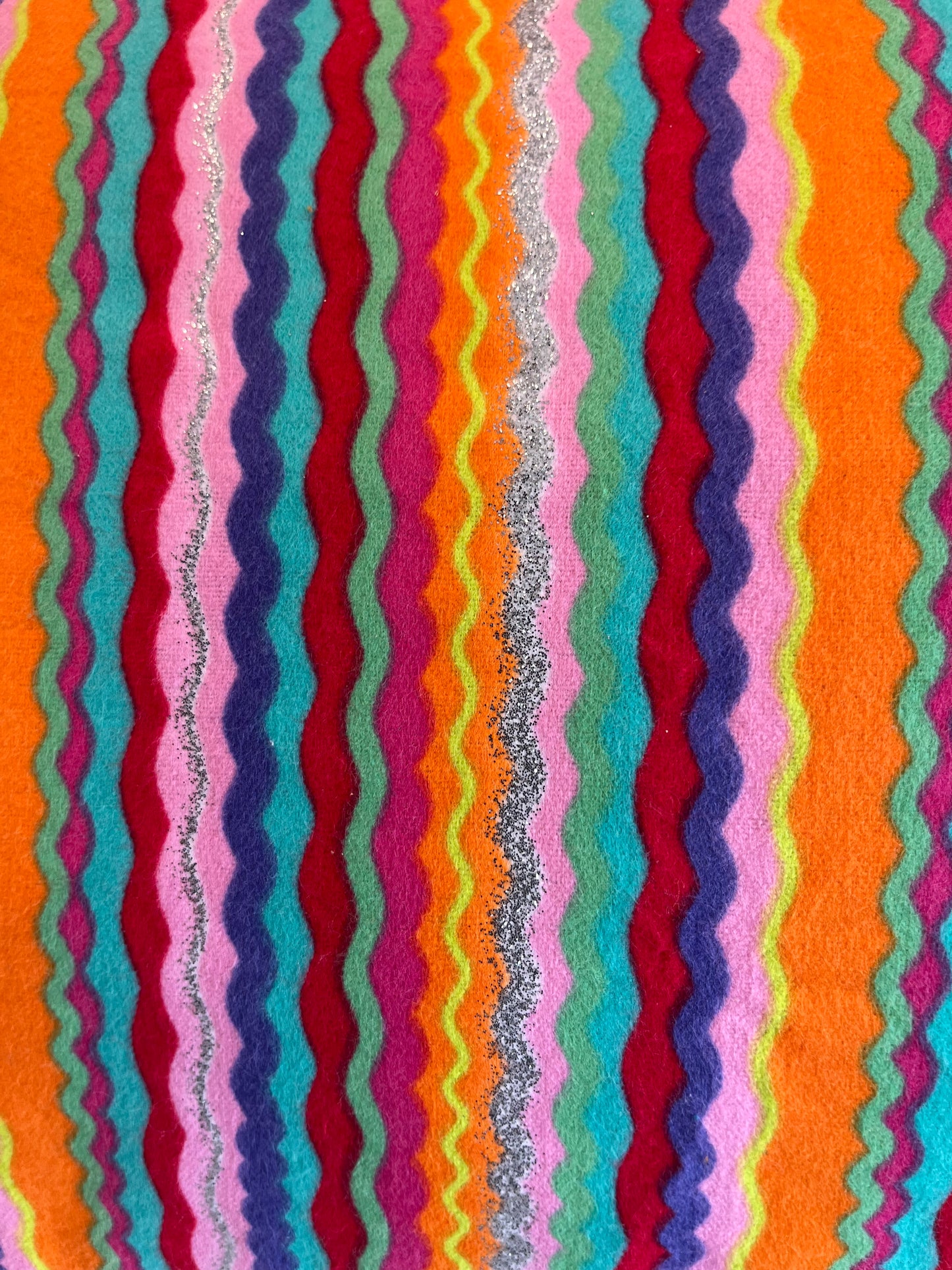 "Waves and Sparkles" Envelope Style Homemade Kids Pillowcase - Bold Border Quilts and More