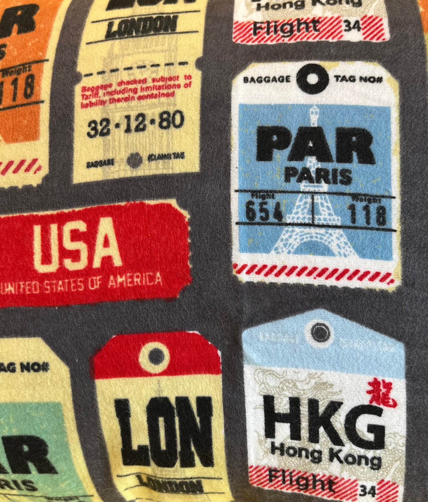 "Travel the World" Envelope Style Pillowcase - Bold Border Quilts and More