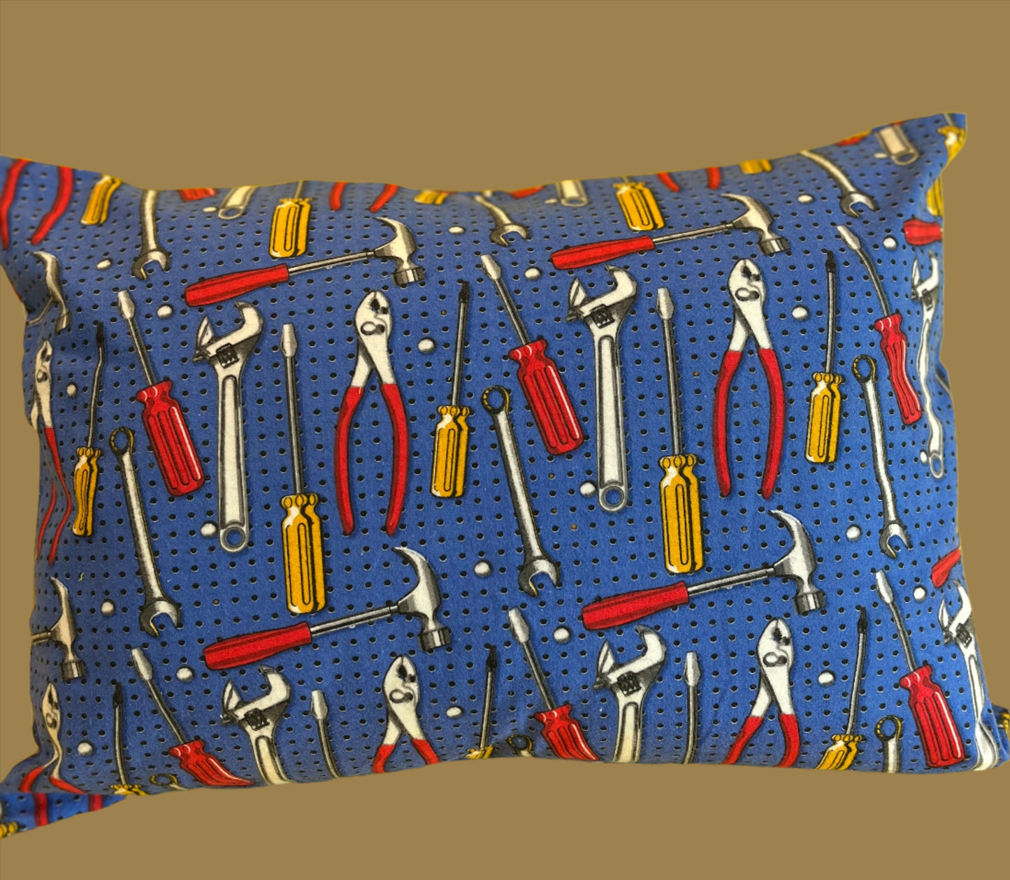 "Tools" Envelope Style Homemade Kids Pillowcase - Bold Border Quilts and More