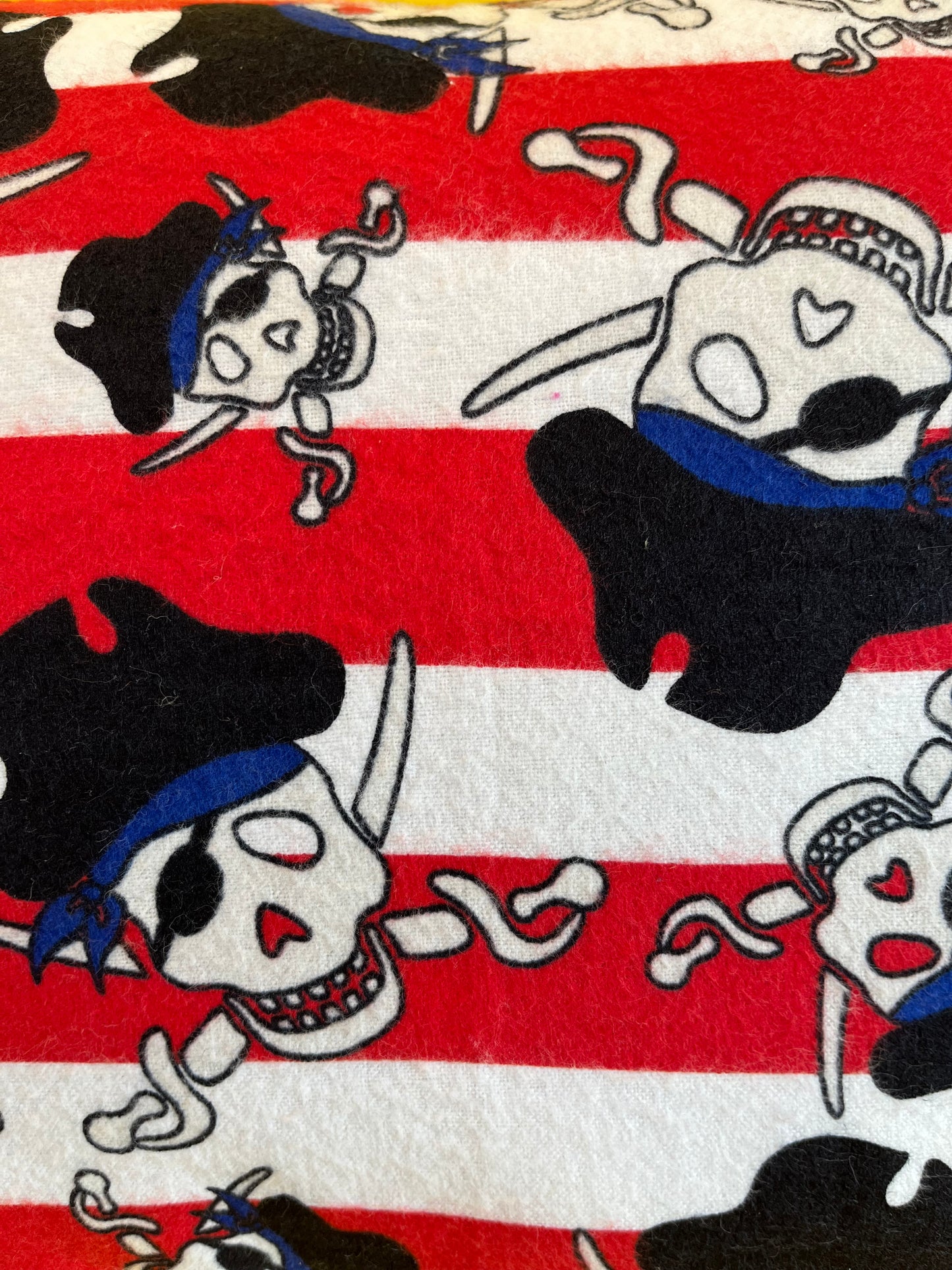 "Pirates" Envelope Style Homemade Kids Pillowcase - Bold Border Quilts and More