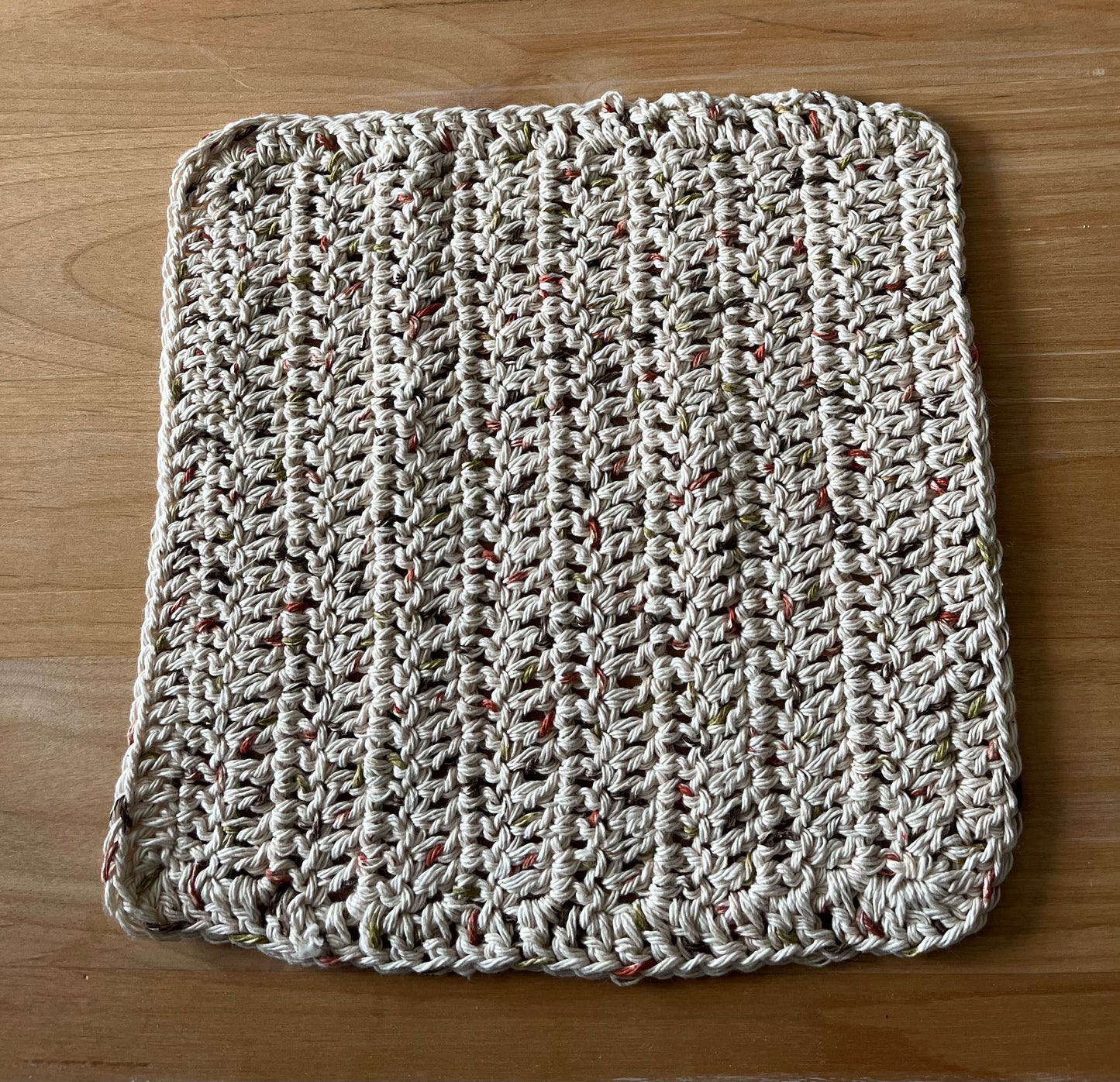 Small Sonoma Crocheted Dish Cloth - Bold Border Quilts and More