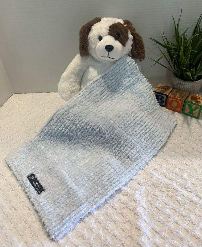 Snakes & Snails Chenille/Flannel Modern Ragged Baby Burp Cloth - Bold Border Quilts and More