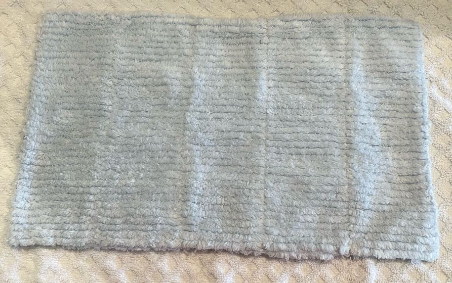 Bones & Puppy Chenille/Flannel Modern Ragged Baby Burp Cloth - Bold Border Quilts and More