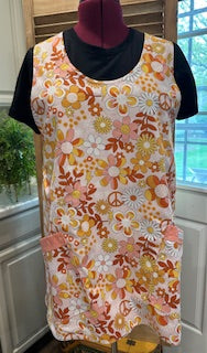 Retro Japanese Crossback Style Apron - Bold Border Quilts and More