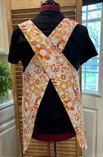 Retro Japanese Crossback Style Apron - Bold Border Quilts and More