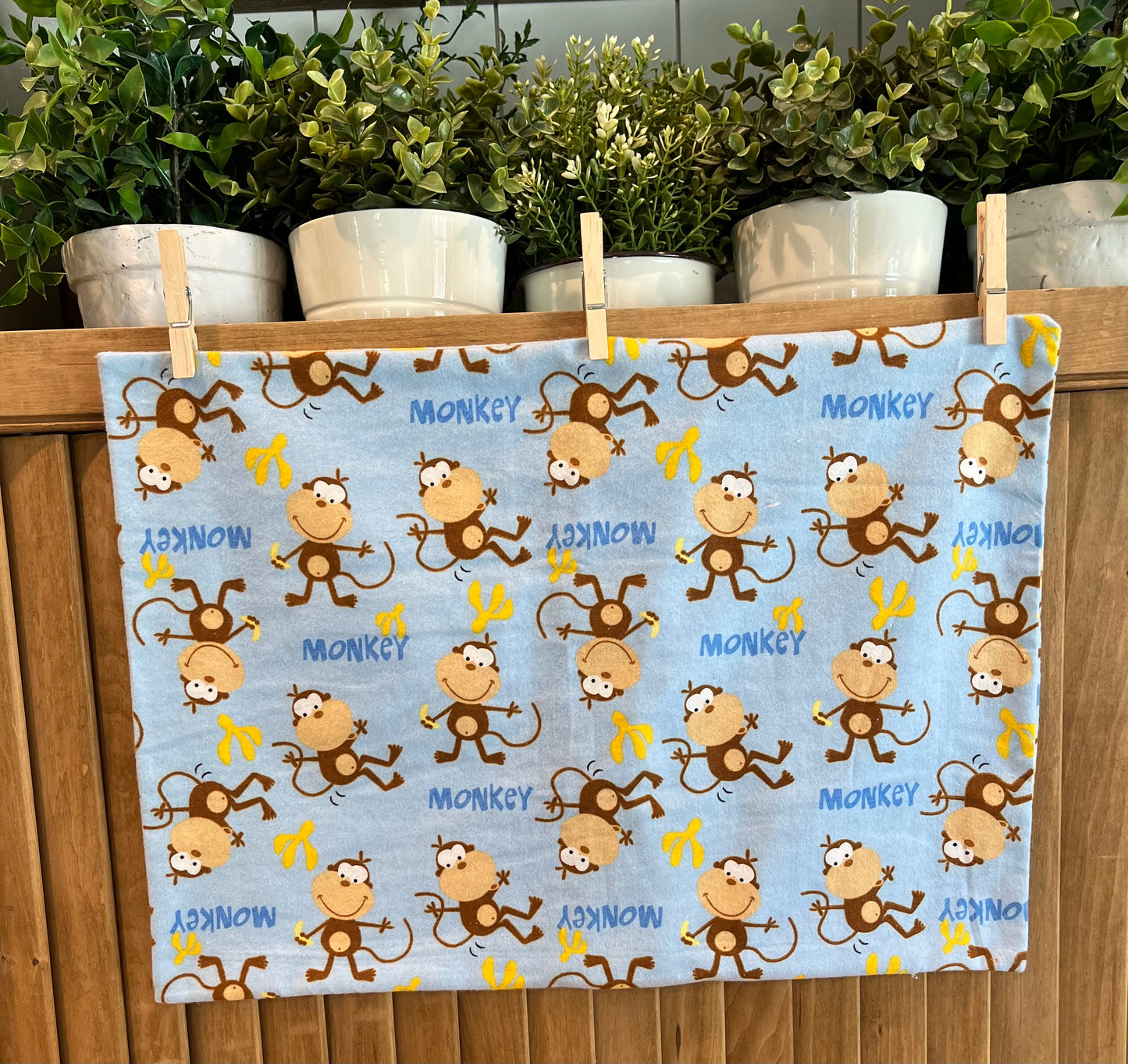"Monkey" Envelope Style Pillowcase - Bold Border Quilts and More