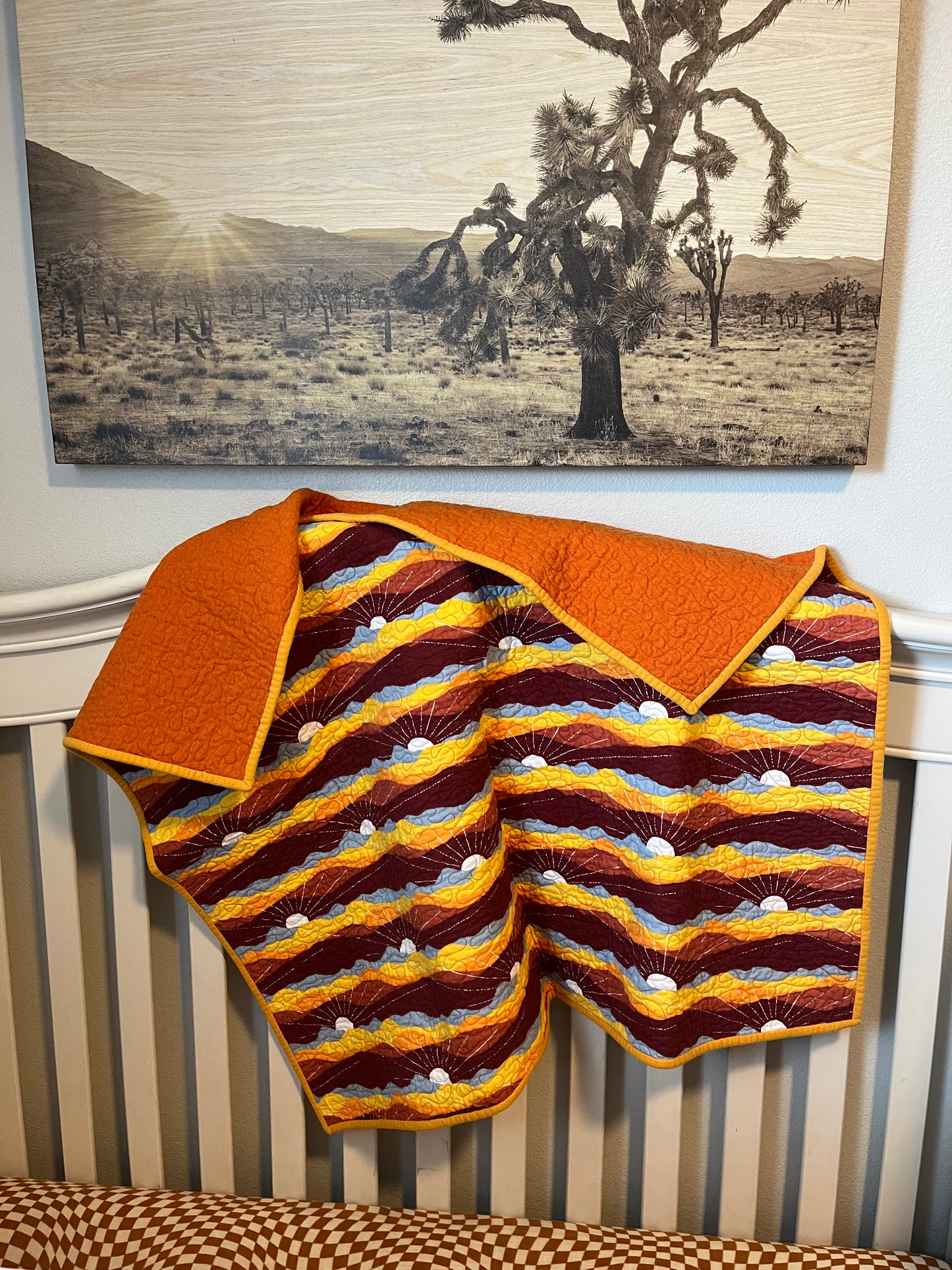 Southwest Sunrise Baby Quilt