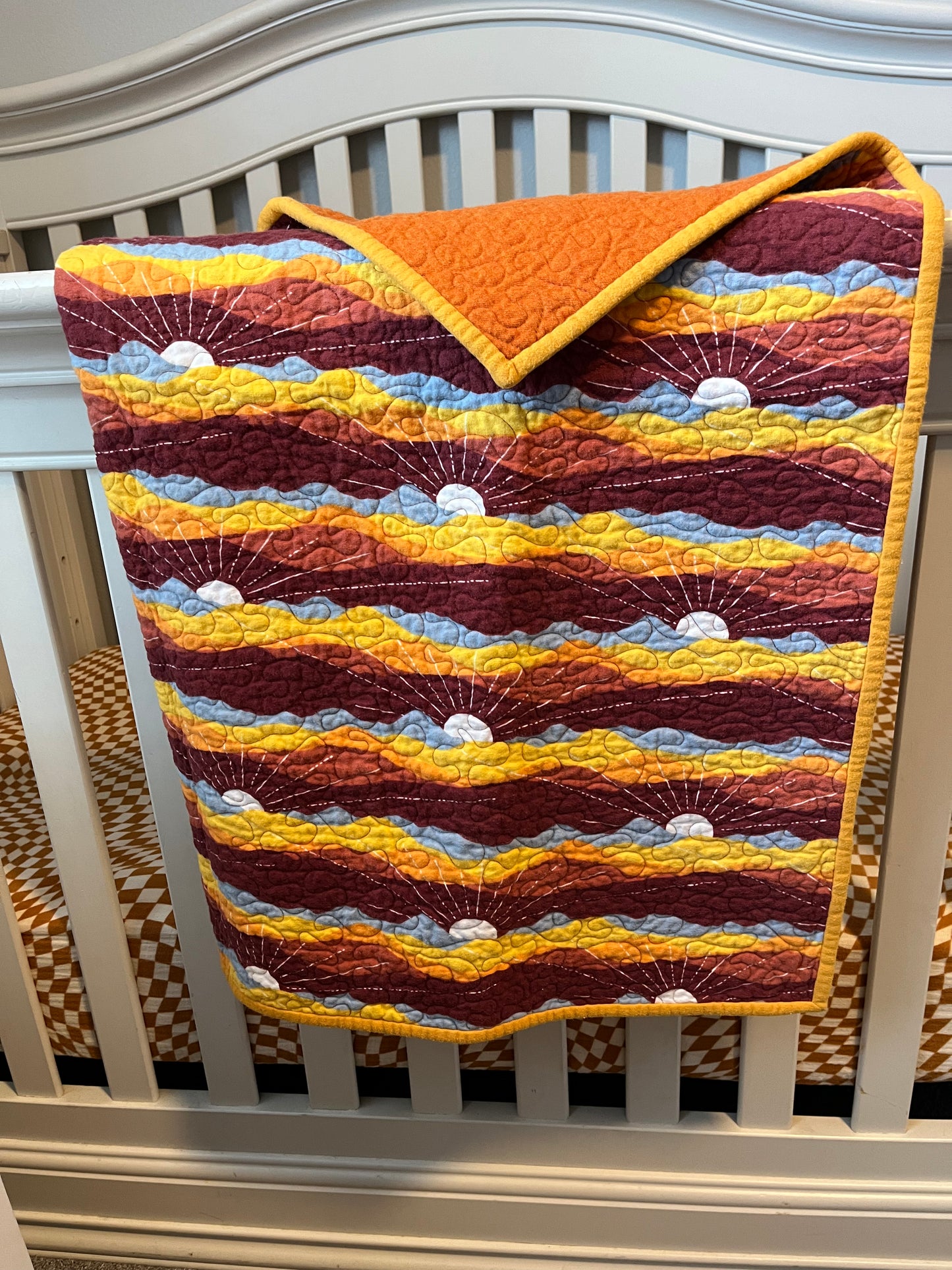 Southwest Sunrise Baby Quilt