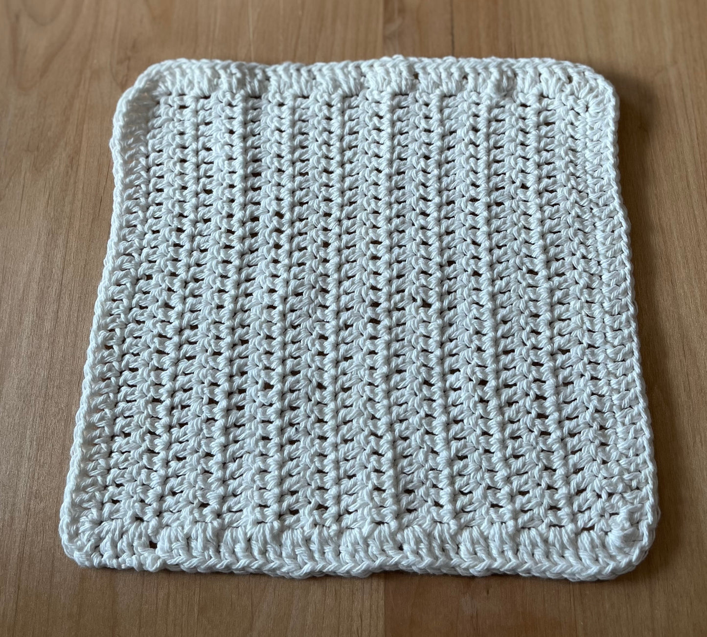 Ultimate White Crocheted Dish Cloth