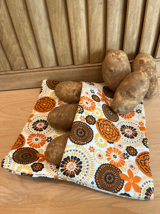 Retro Microwaveable Potato Bag