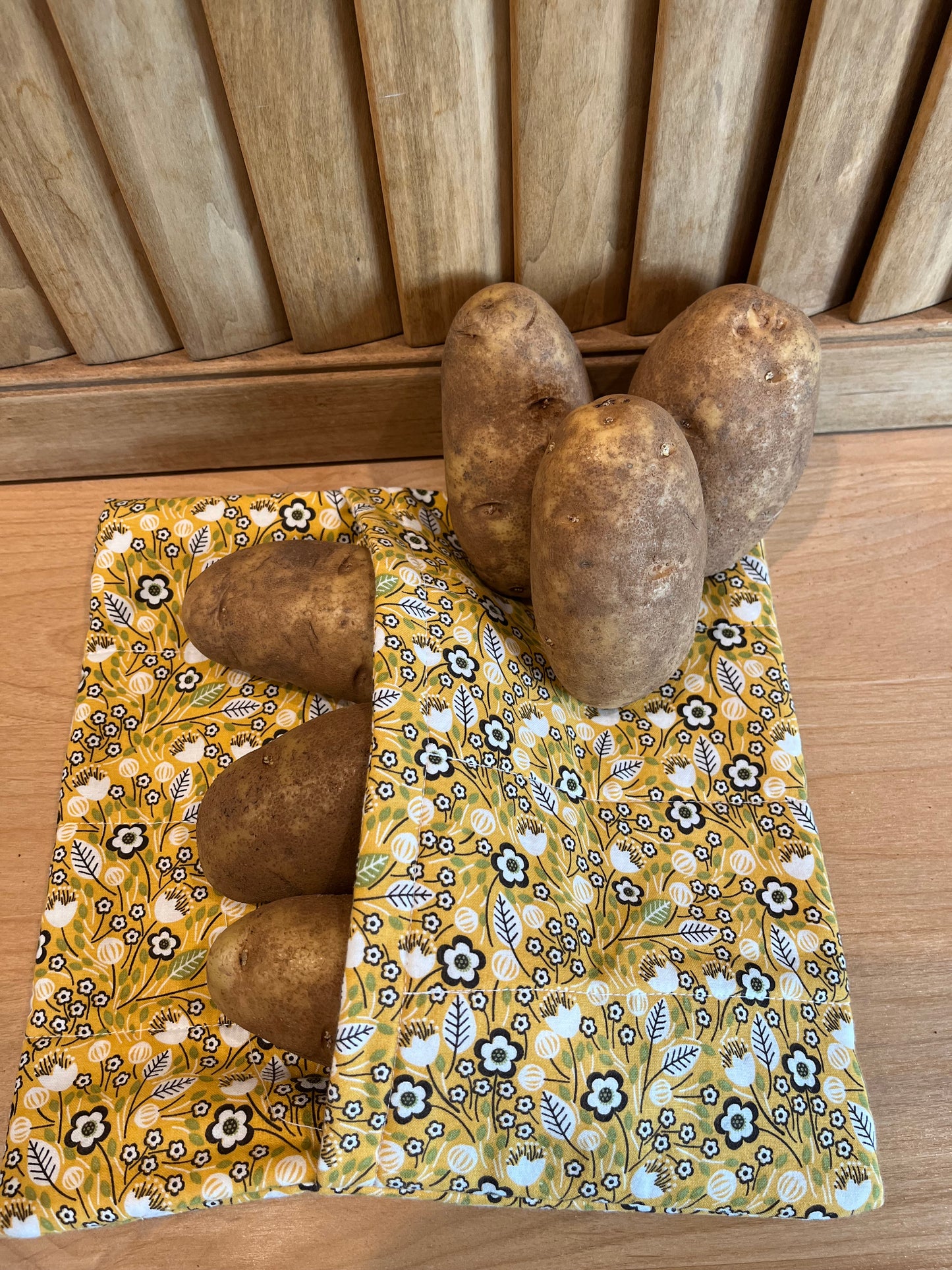 Flower Microwaveable Potato Bag