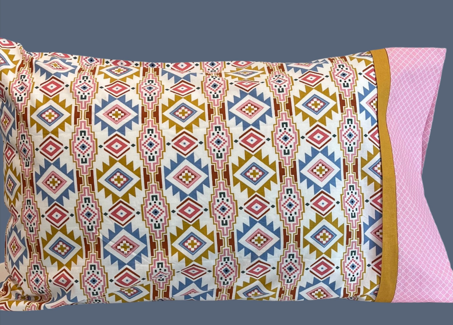 Girly Aztec Standard Cotton Pillowcase