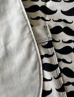 Mustache Japanese Crossback Style Apron