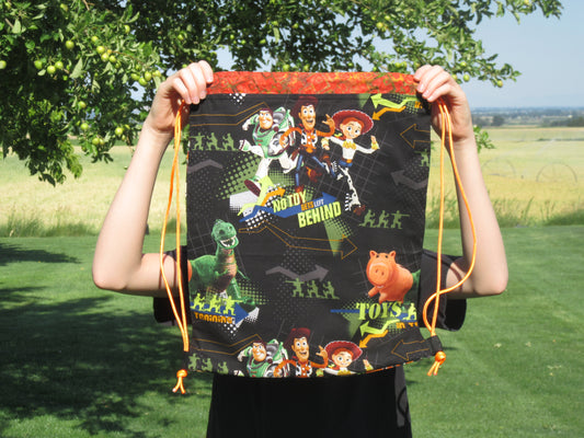 Toy Story Orange String Draw String Bag