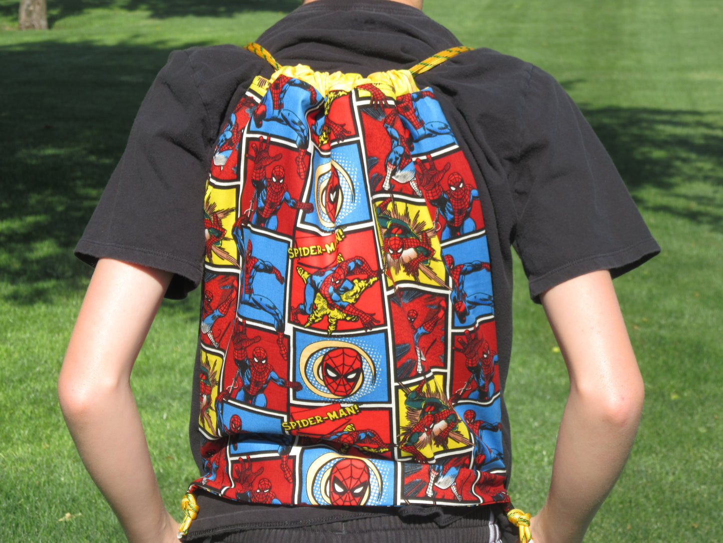 Spider Man Draw String Bag